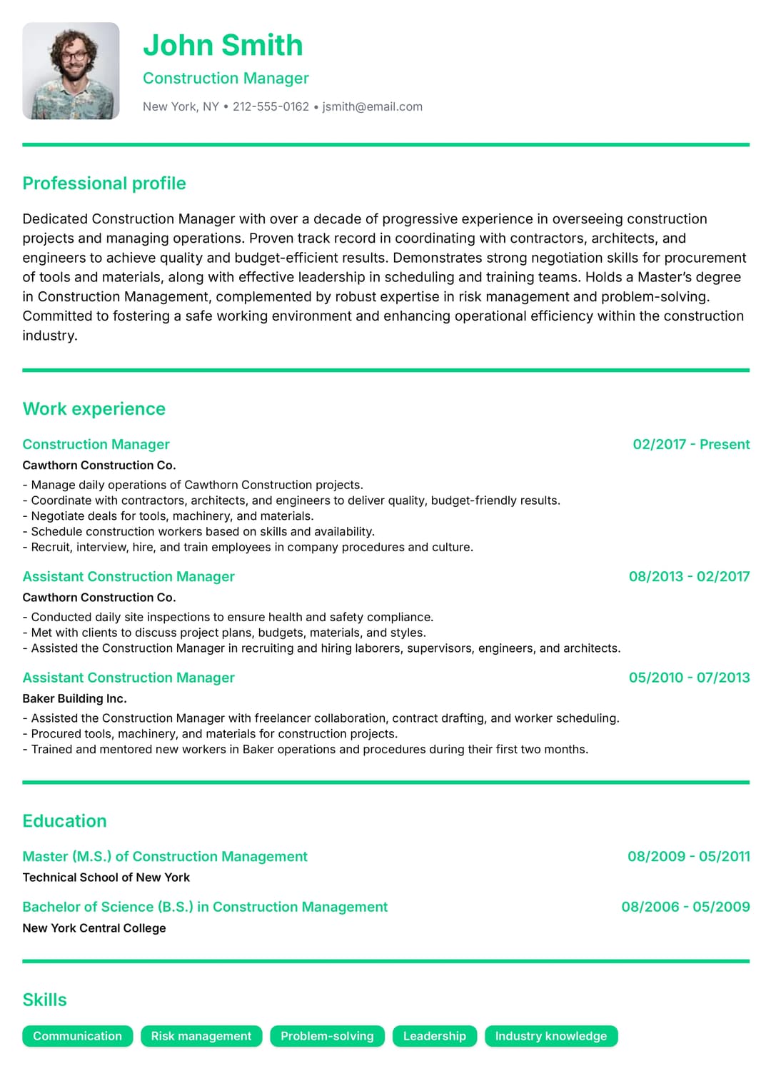 Resume Building